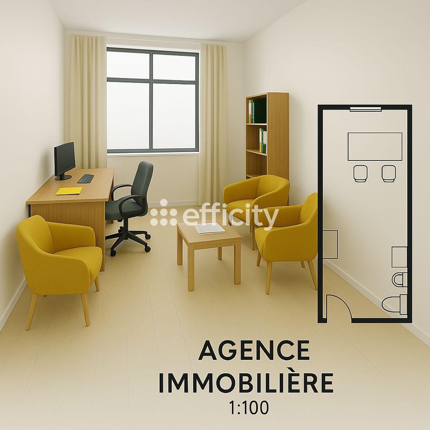 Achat immobilier Bureau 1 pièces  28m2 à Roubaix (59100) - Photo n°7