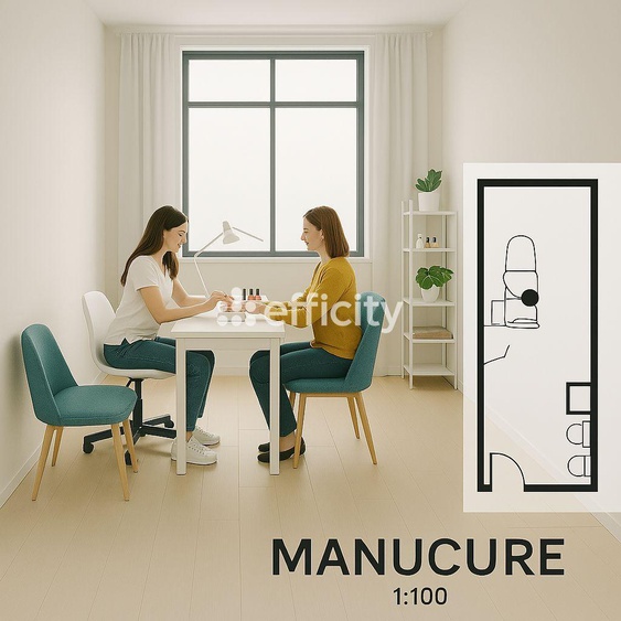 bureau 1 pièces - 28m2 à Roubaix (59100)