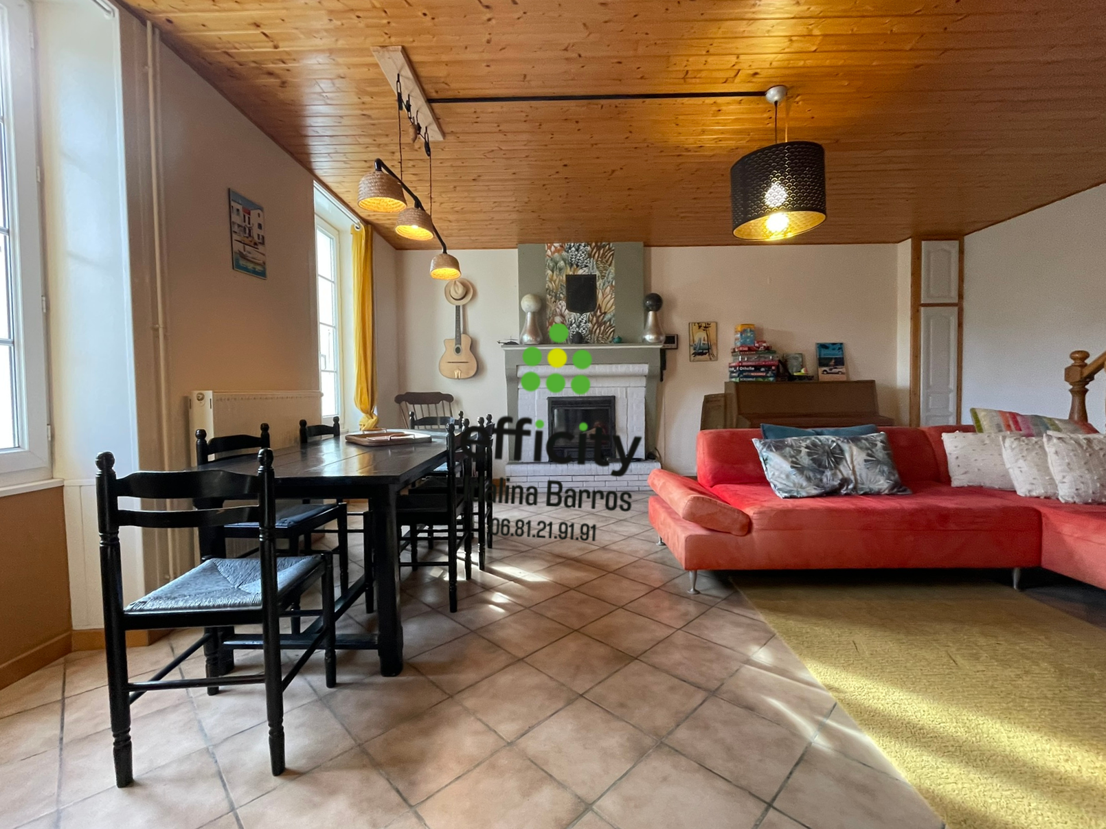 Achat immobilier Maison 5 pièces  160m2 à Seigné (17510) - Photo n°5