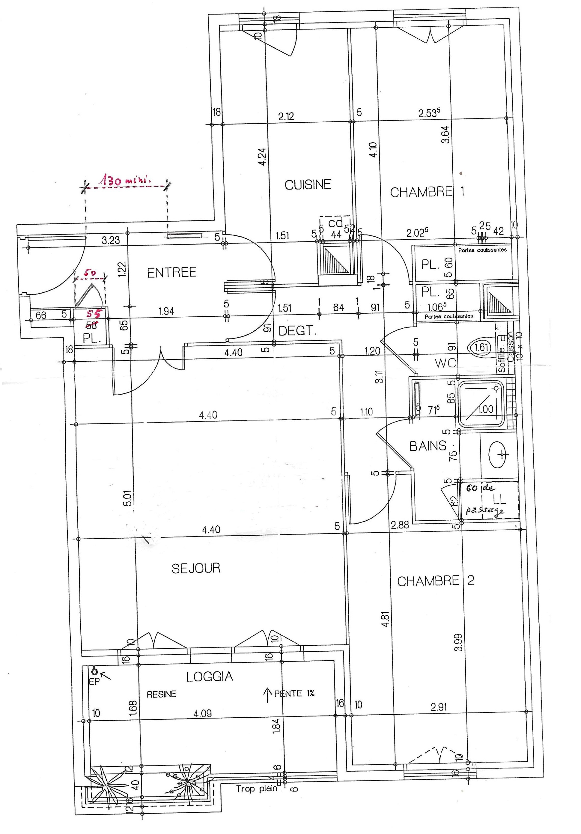 Achat immobilier Appartement 3 pièces  72m2 à Lyon (69003) - Photo n°4
