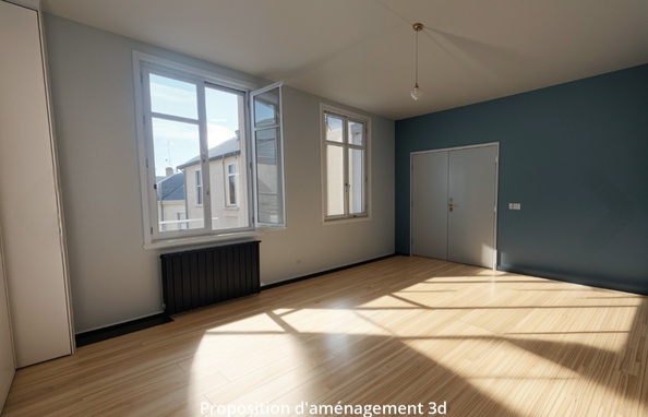 appartement 1 pièces - 30m2 à Tours (37000)