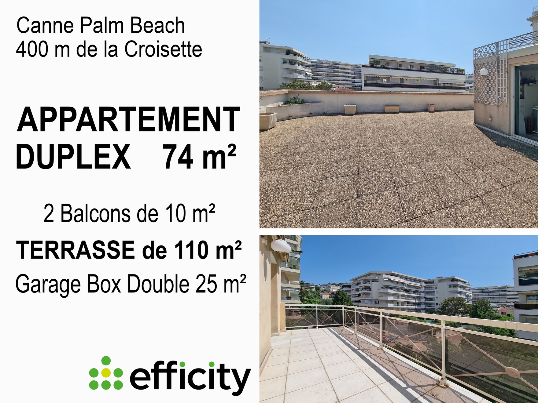 appartement 4 pièces - 74m2 à Cannes (06400)