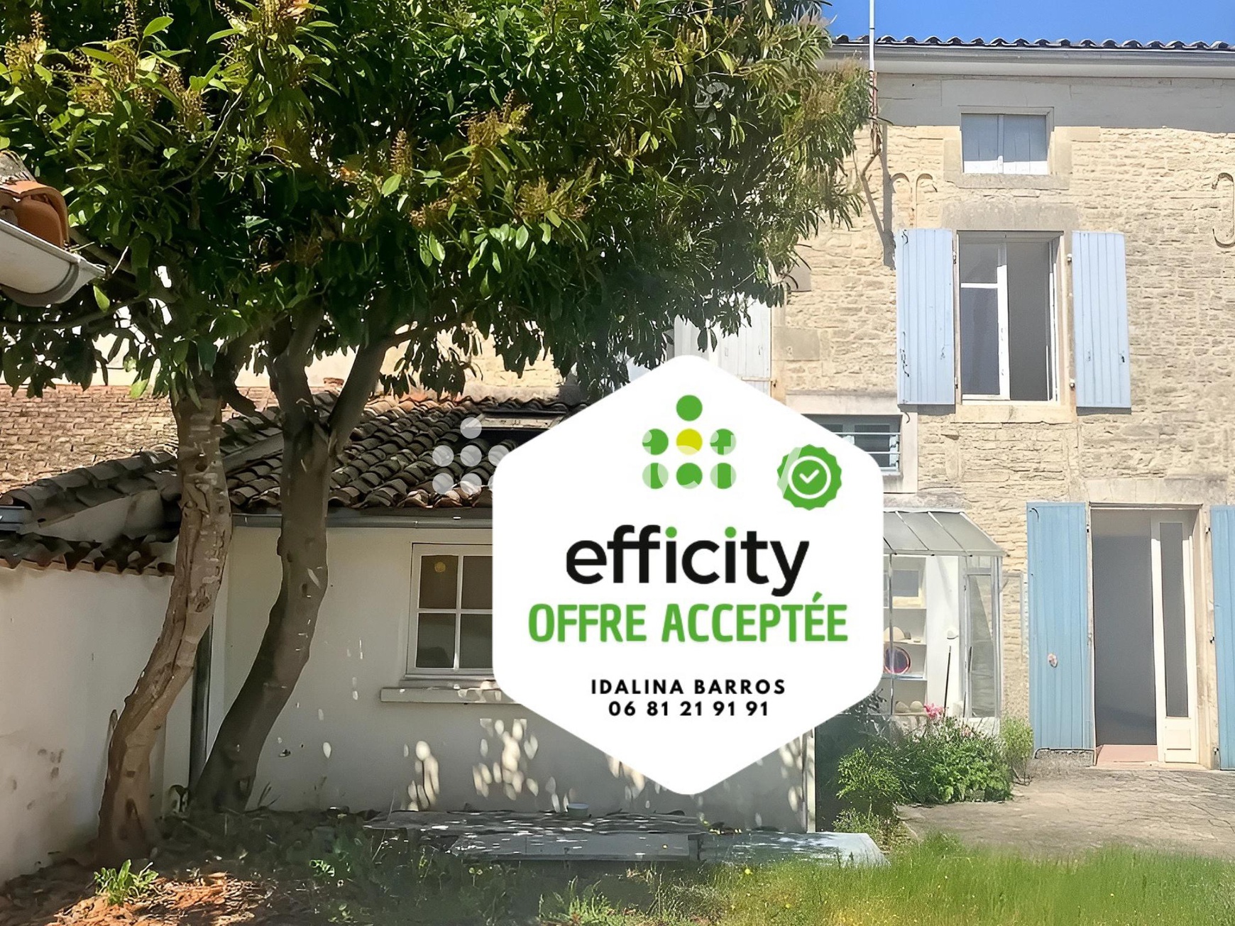 Achat immobilier Maison 5 pièces  121m2 à Aigre (16140) - Photo n°1