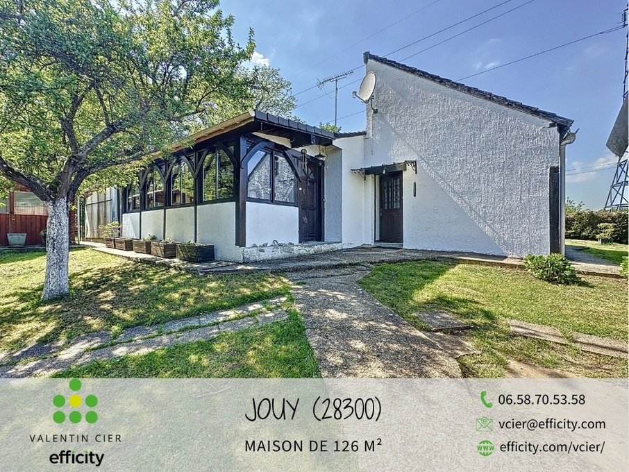 Achat immobilier Maison 7 pièces  126m2 à Jouy (28300) - Photo n°1