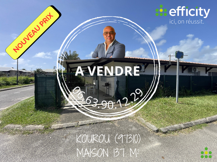 maison 6 pièces - 137m2 à Kourou (97310)