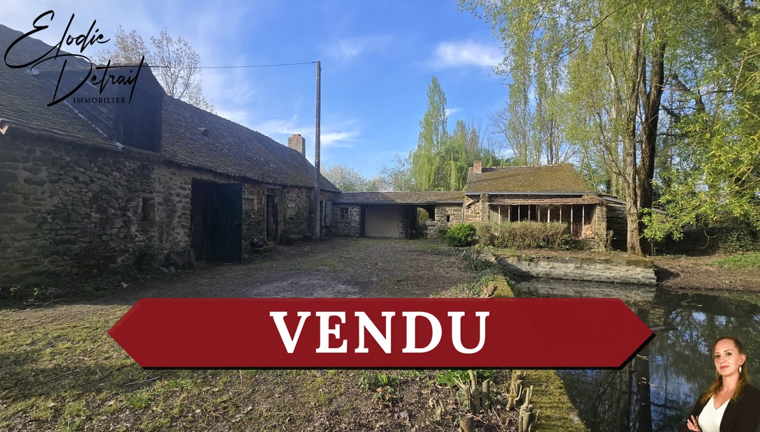 maison 3 pièces - 90m2 à La Bazoge (72650)