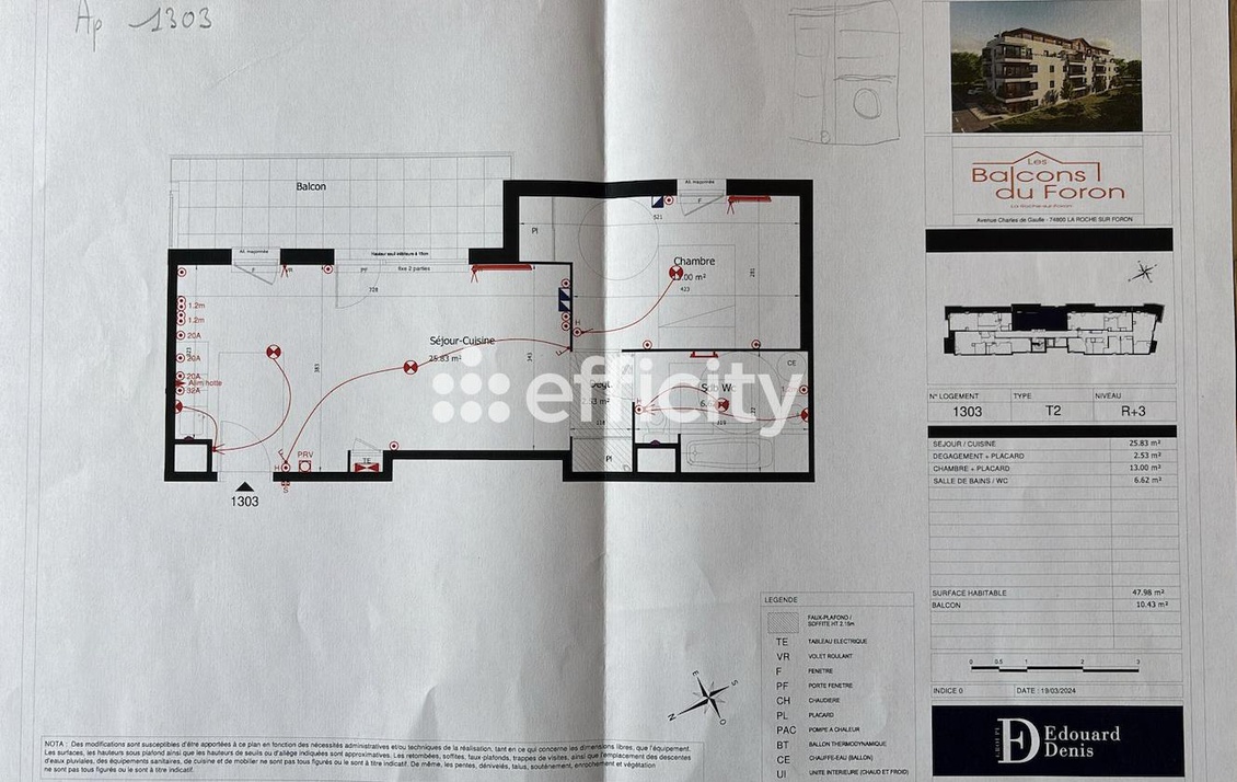 Achat immobilier Appartement 2 pièces  50m2 à La Roche-sur-Foron (74800) - Photo n°11