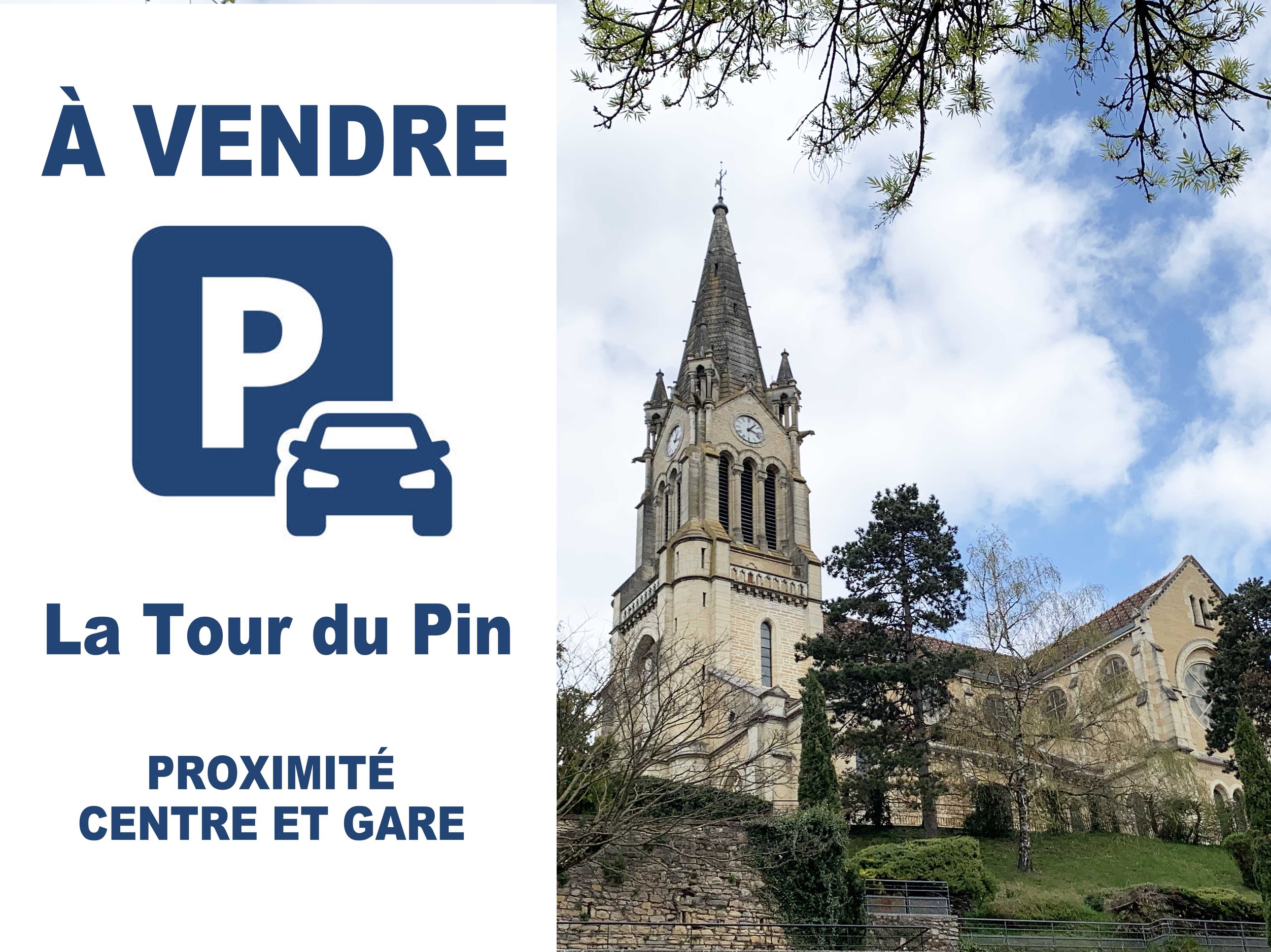 parking  - 14m2 à La Tour-du-Pin (38110)