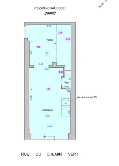 Achat immobilier Local commercial 2 pièces  65m2 à Paris (75011) - Photo n°5