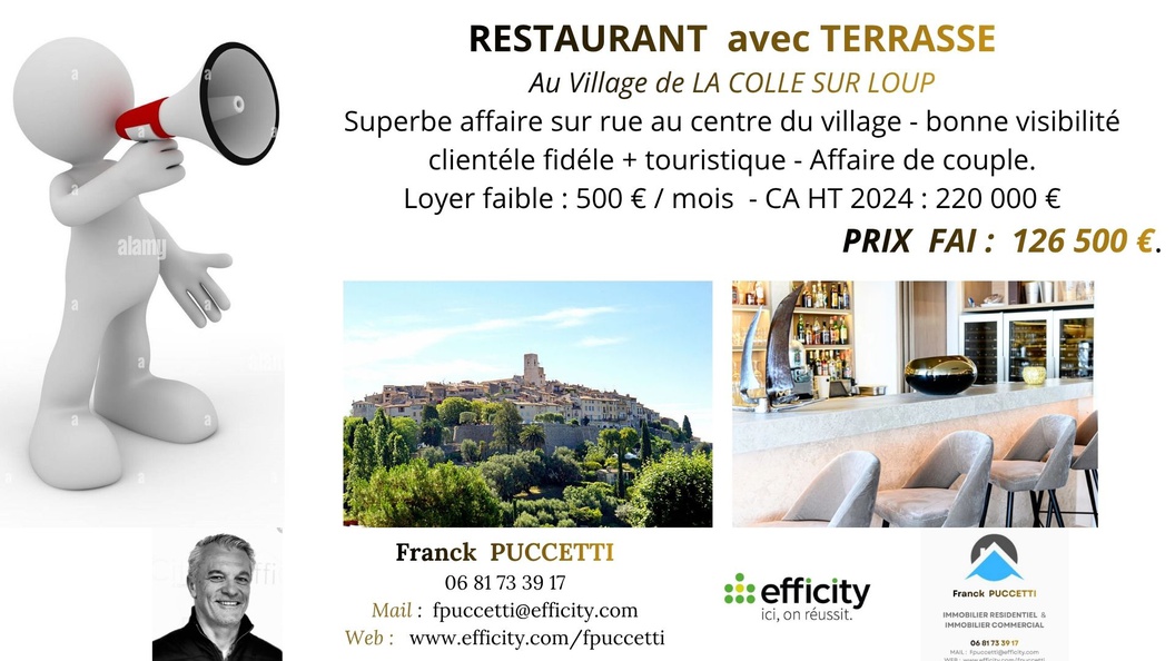 fonds-de-commerce  - 85m2 à La Colle-sur-Loup (06480)