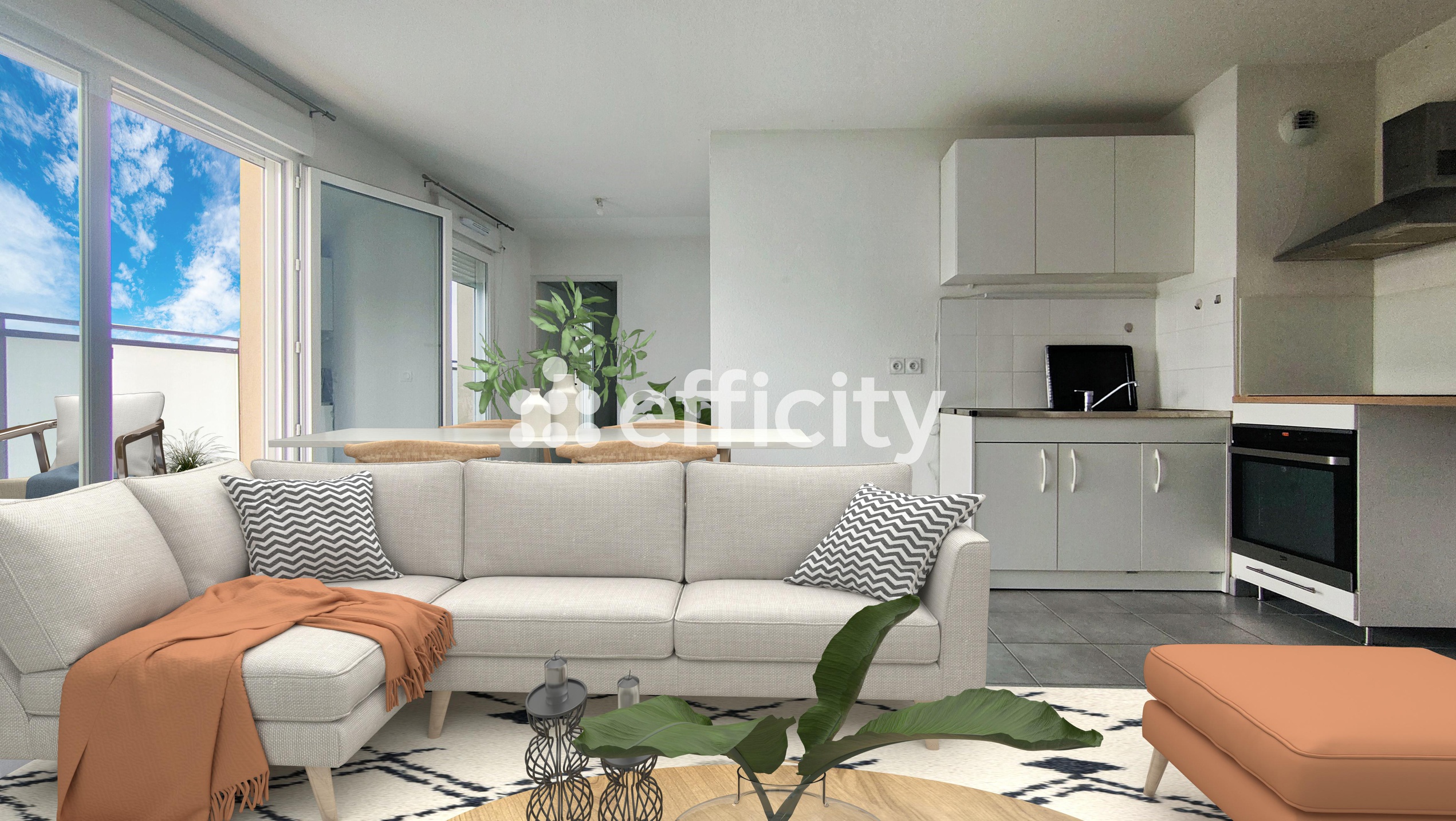 appartement 2 pièces - 46m2 à Vénissieux (69200)