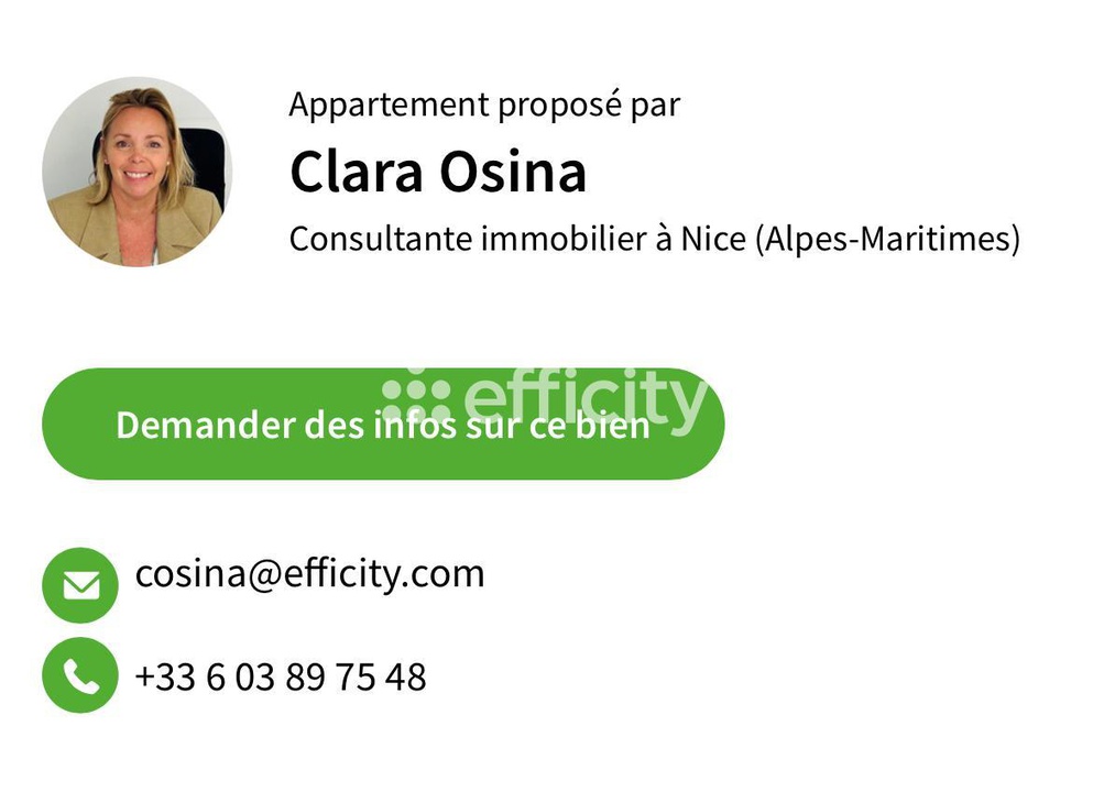 Achat immobilier Appartement 3 pièces  73m2 à Nice (06100) - Photo n°10