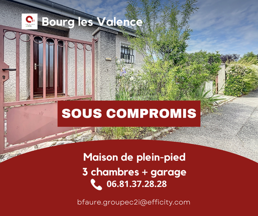 maison 4 pièces - 103m2 à Bourg-lès-Valence (26500)