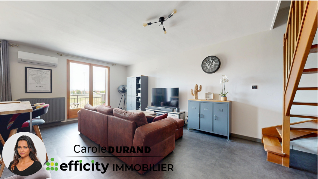 appartement 3 pièces - 64m2 à Mions (69780)