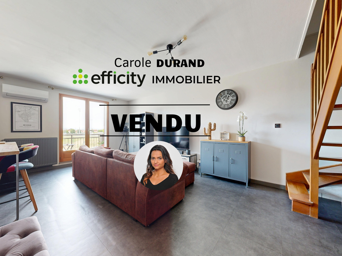 appartement 3 pièces - 64m2 à Mions (69780)