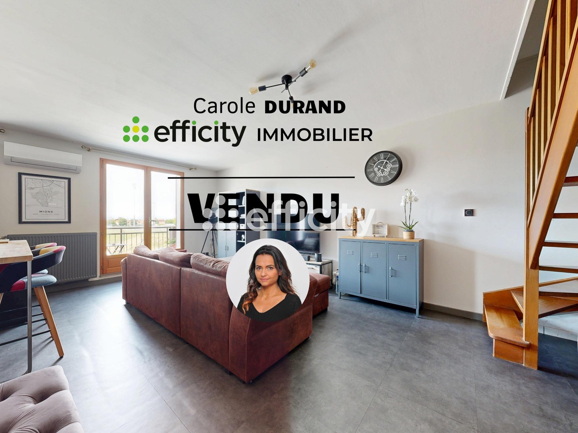 appartement 3 pièces - 64m2 à Mions (69780)