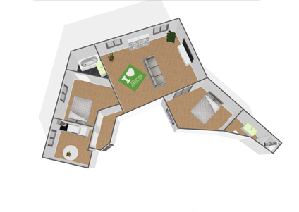appartement 4 pièces - 73,61m2 à Bordeaux (33000)