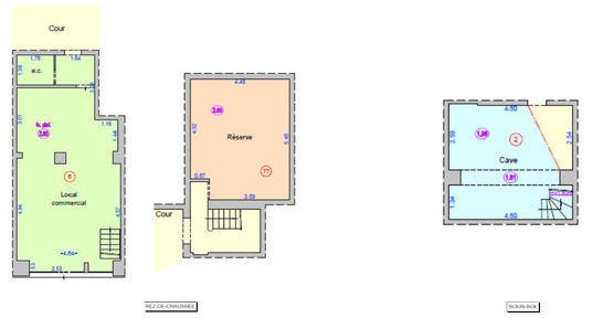 local commercial  - 83m2 à Paris (75011)