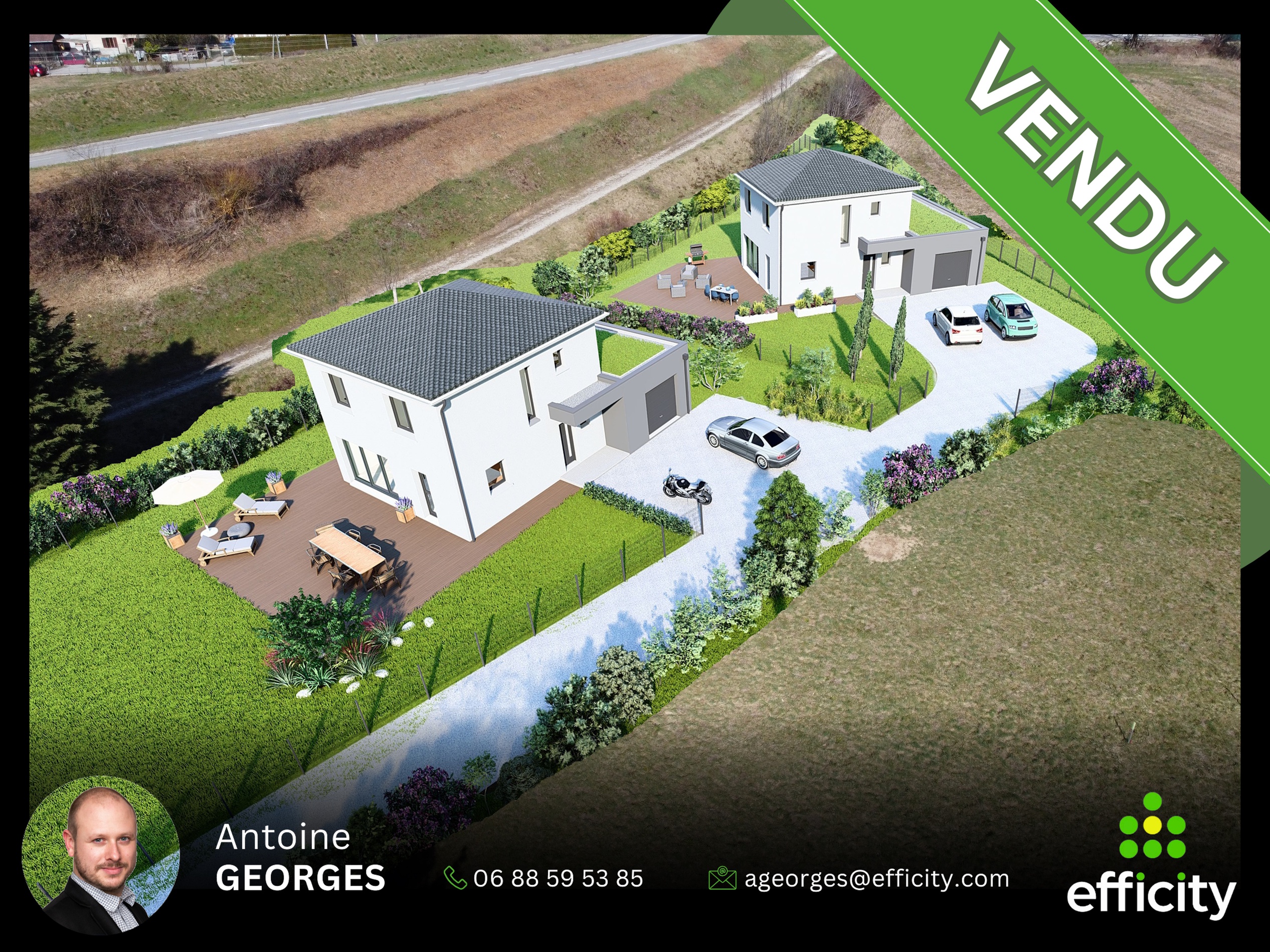 terrain  - 885m2 à Voiron (38500)