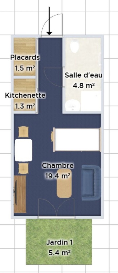 Achat immobilier Appartement 1 pièces  28m2 à Bruz (35170) - Photo n°15