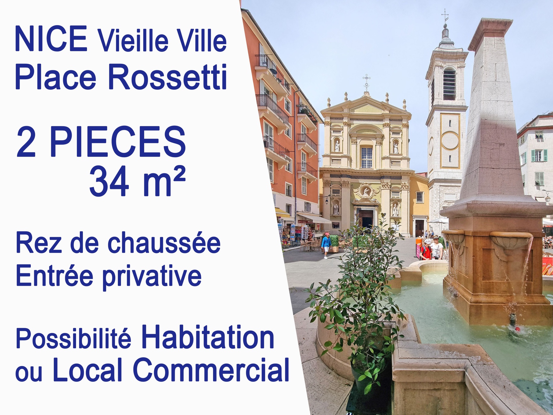 appartement 2 pièces - 30m2 à Nice (06300)