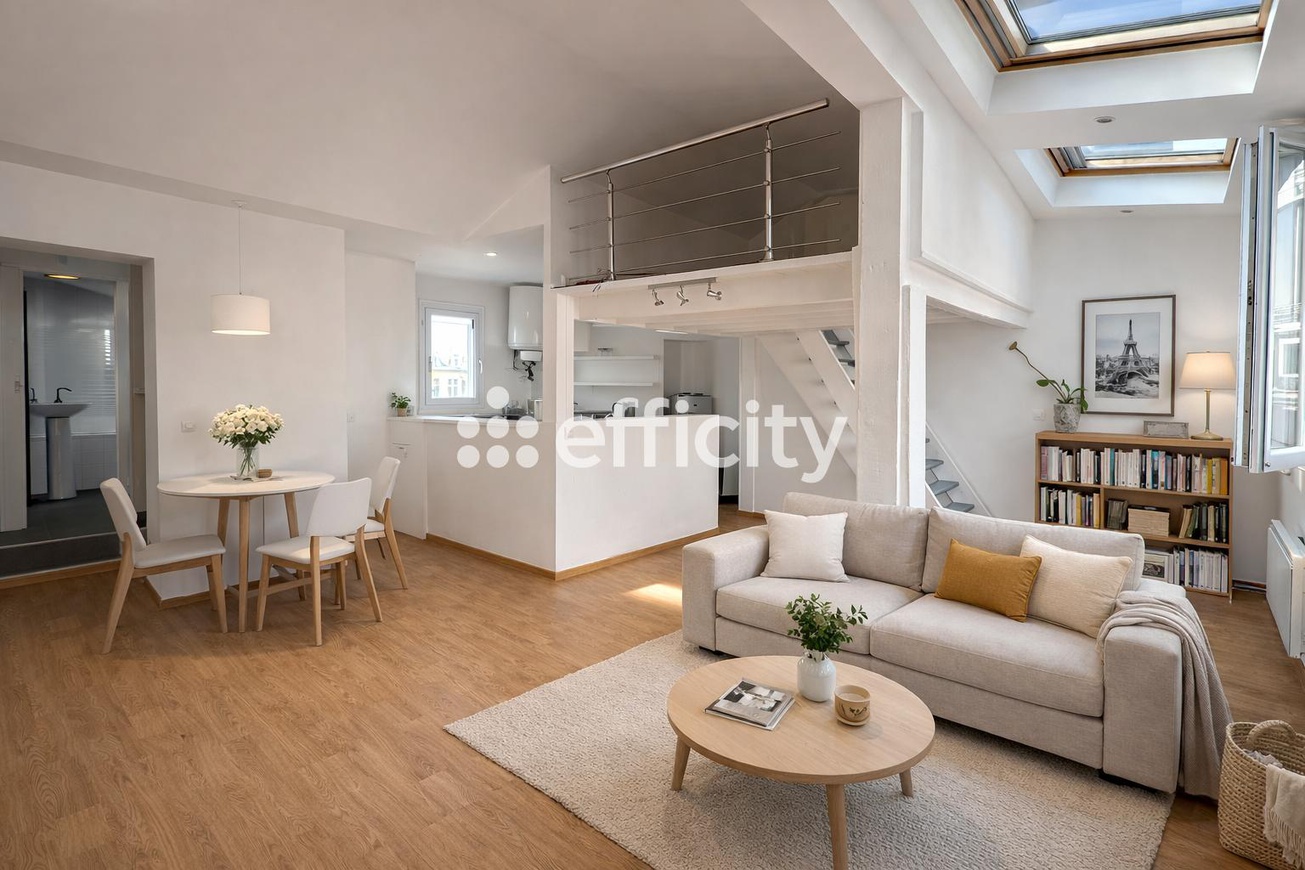 Achat immobilier Appartement 1 pièces  39m2 à Paris (75003) - Photo n°4