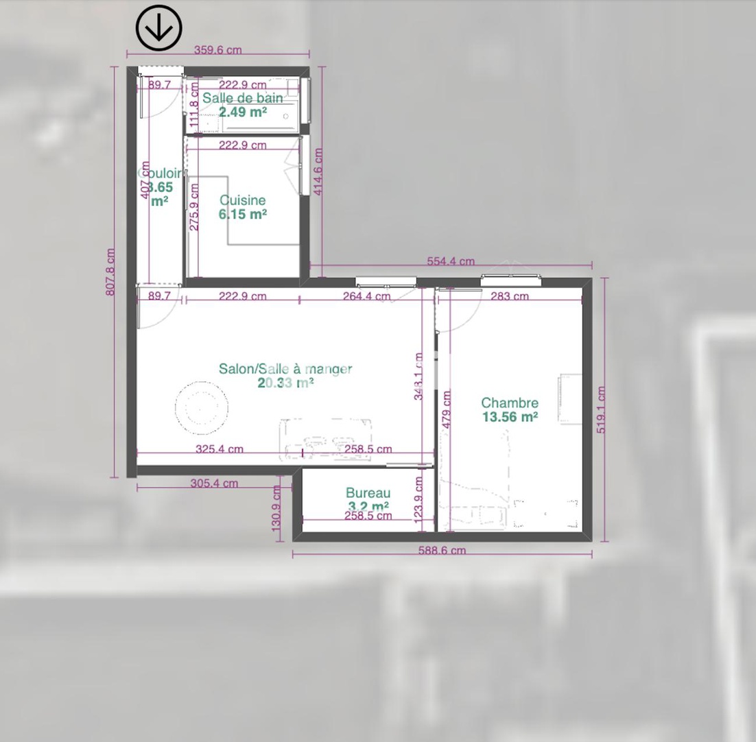 Achat immobilier Appartement 3 pièces  47m2 à Saint-Denis (93210) - Photo n°12