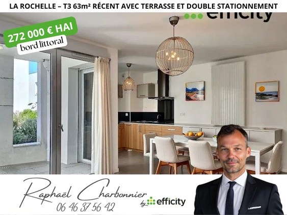 appartement 3 pièces - 62,54m2 à La Rochelle (17000)