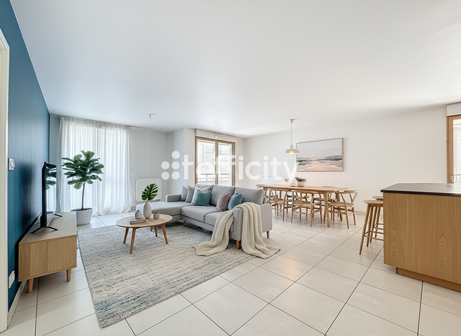 appartement 3 pièces - 80m2 à Tours (37000)