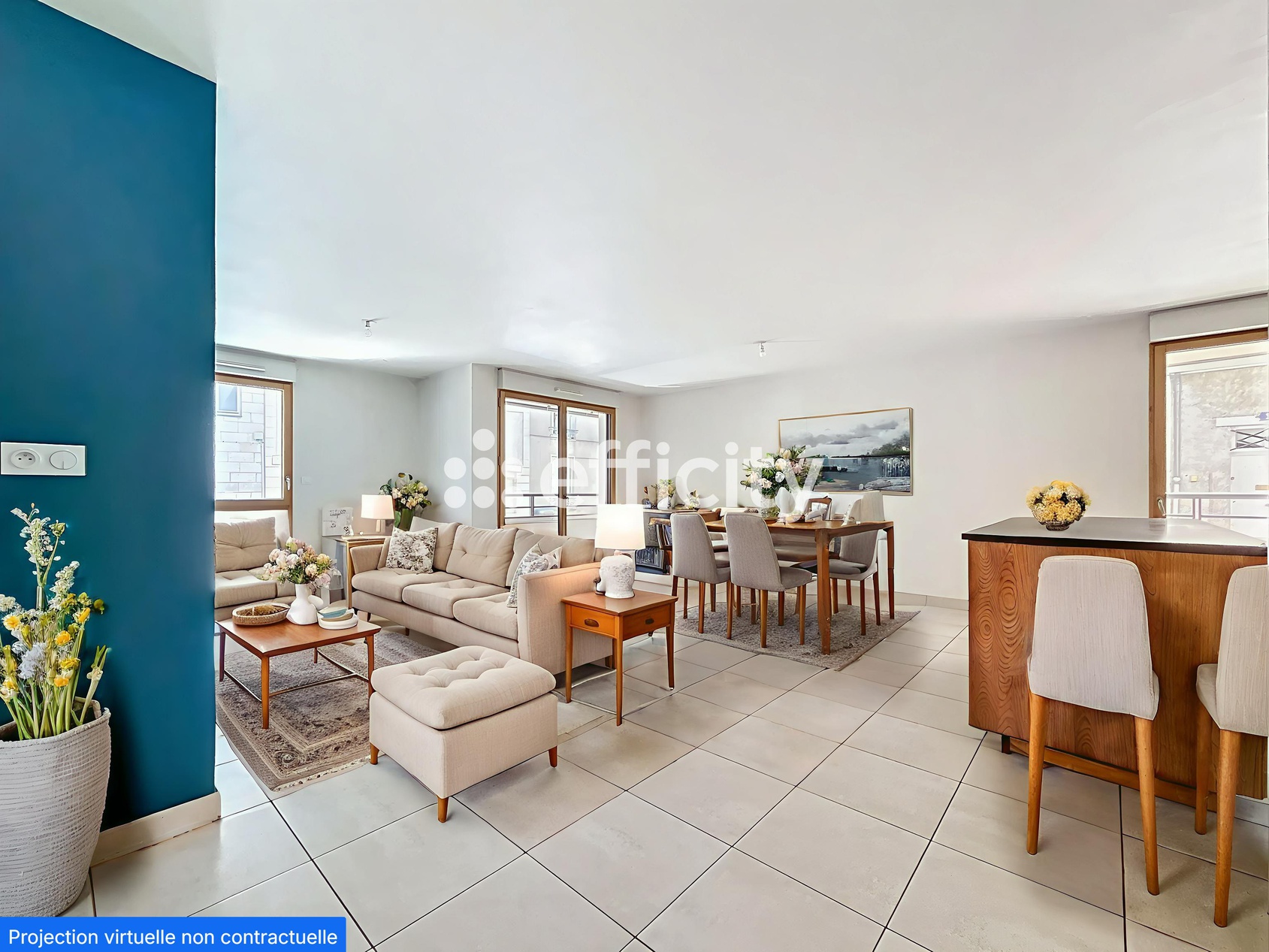 appartement 3 pièces - 80m2 à Tours (37000)