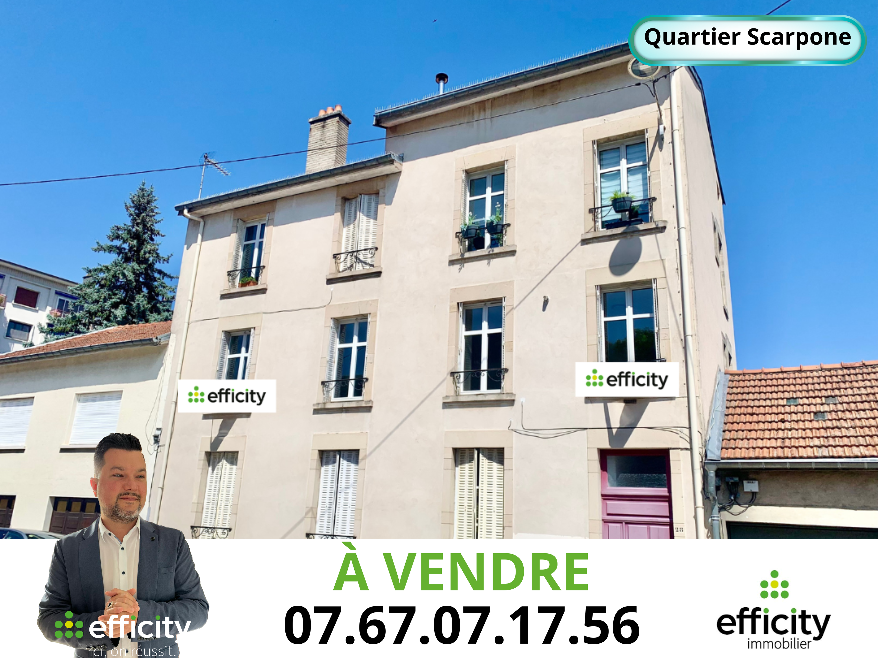 Achat immobilier Appartement 4 pièces  94m2 à Nancy (54000) - Photo n°1