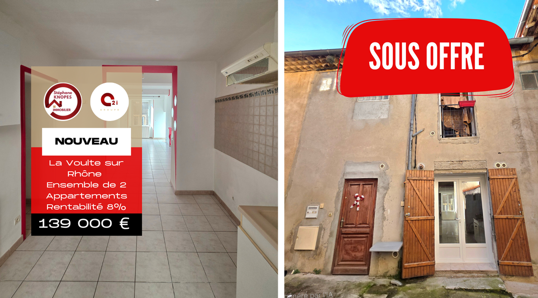 immeuble 5 pièces - 104m2 à La Voulte-sur-Rhône (07800)