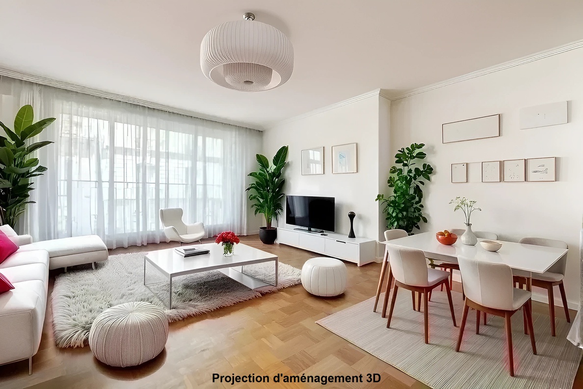 appartement 4 pièces - 85m2 à Paris (75015)