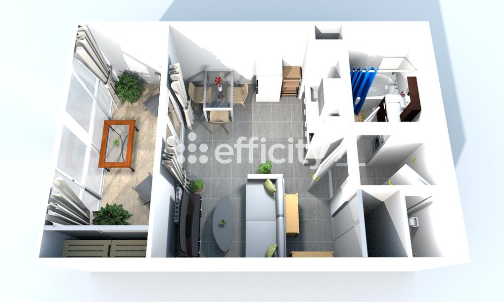 Achat immobilier Appartement 1 pièces  24m2 à Montpellier (34000) - Photo n°7