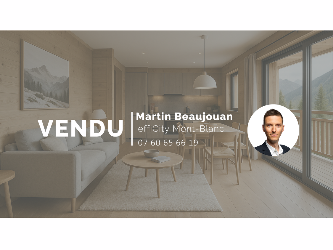 appartement 2 pièces - 41m2 à Chamonix-Mont-Blanc (74400)