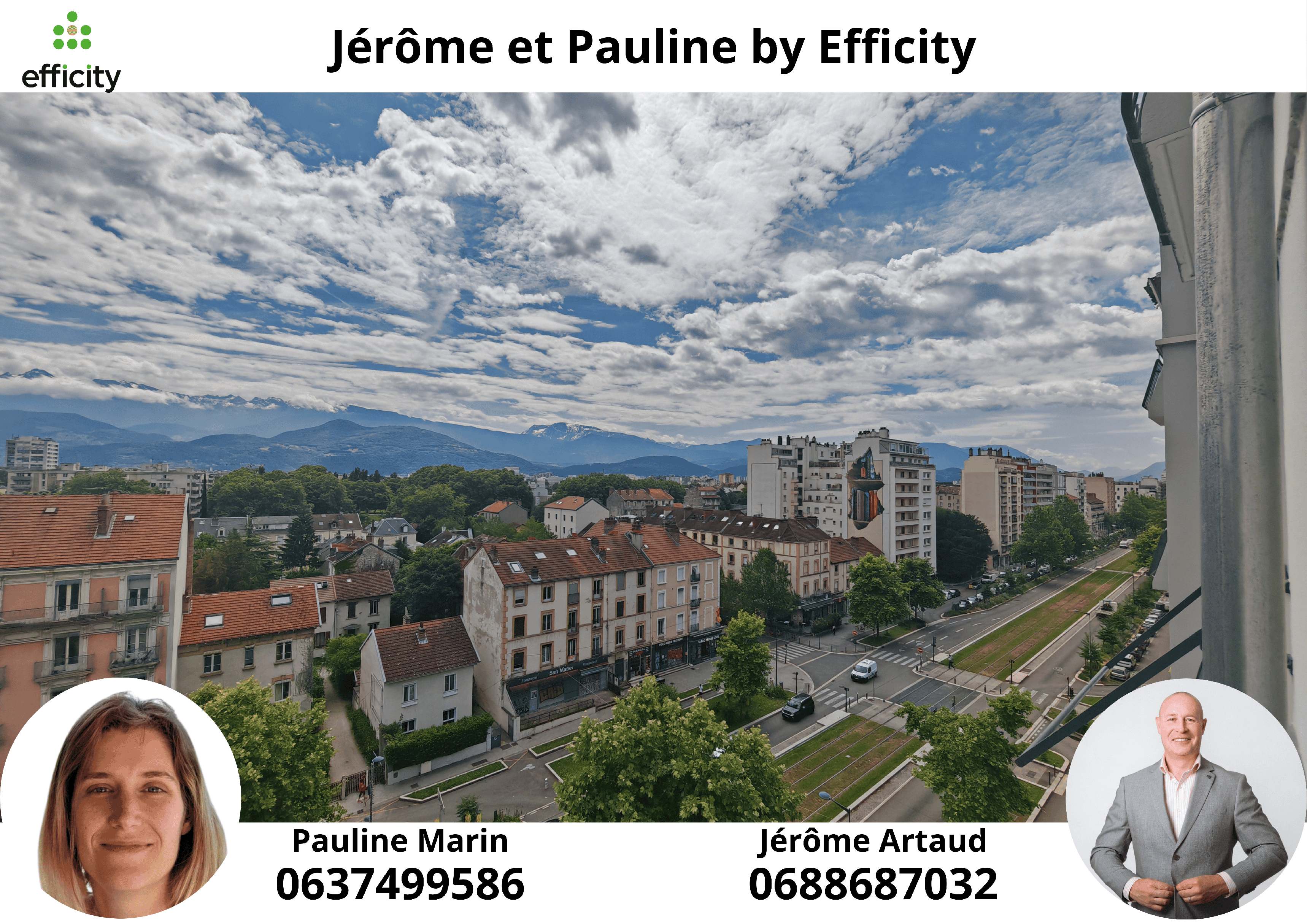 appartement 4 pièces - 61m2 à Grenoble (38100)