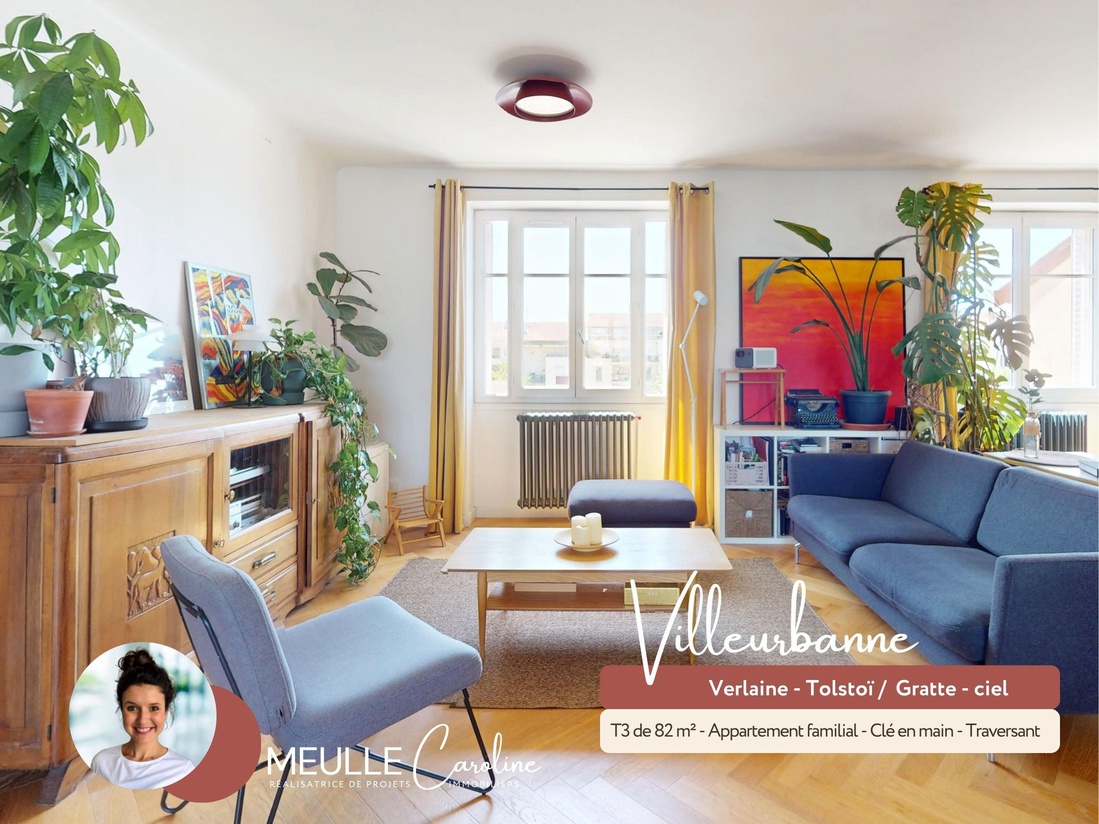 appartement 4 pièces - 83,0m2 à Villeurbanne (69100)