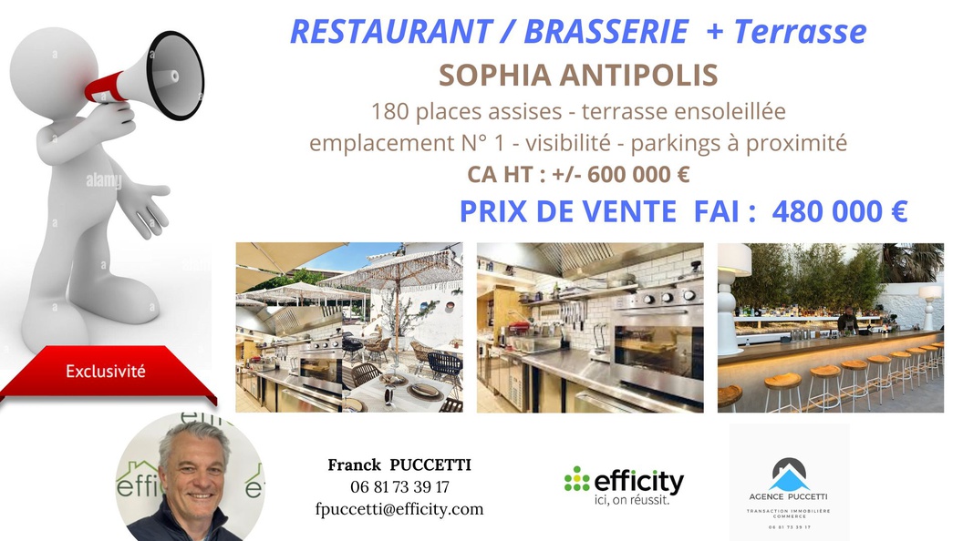 fonds-de-commerce  - 250m2 à Valbonne (06560)