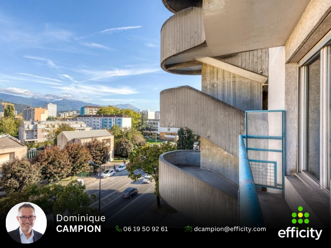 Achat immobilier Appartement 2 pièces  46m2 à Grenoble (38100) - Photo n°13