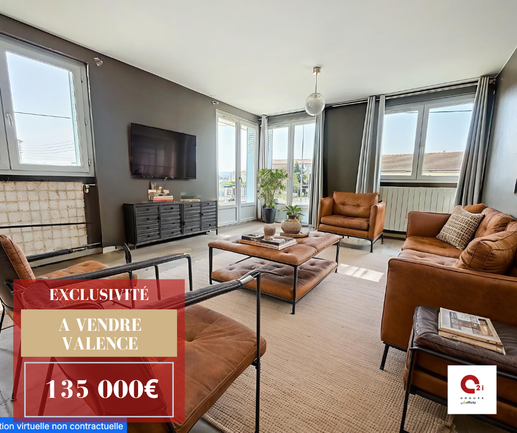 appartement 5 pièces - 108m2 à Valence (26000)