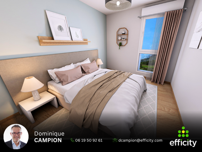 Achat immobilier Appartement 3 pièces  67m2 à Domène (38420) - Photo n°4