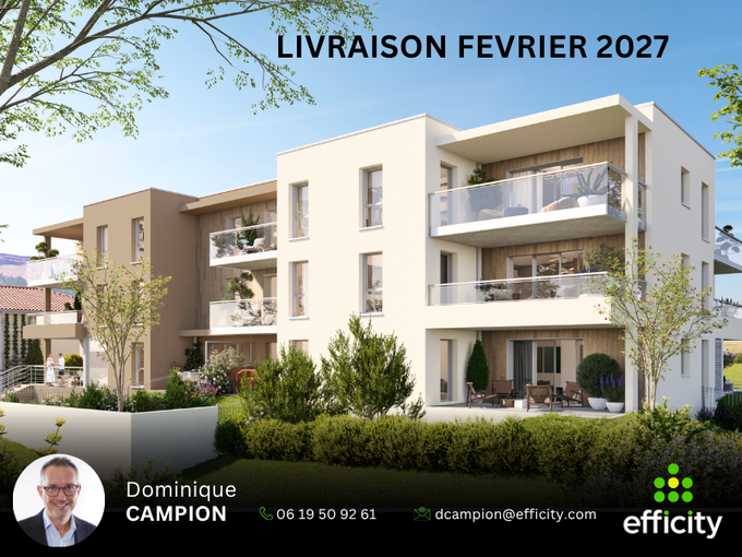 Achat immobilier Appartement 3 pièces  67m2 à Domène (38420) - Photo n°5
