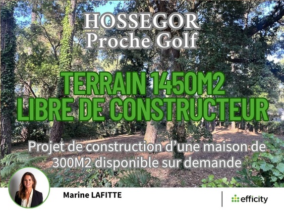 terrain  - 1450m2 à Soorts-Hossegor (40150)