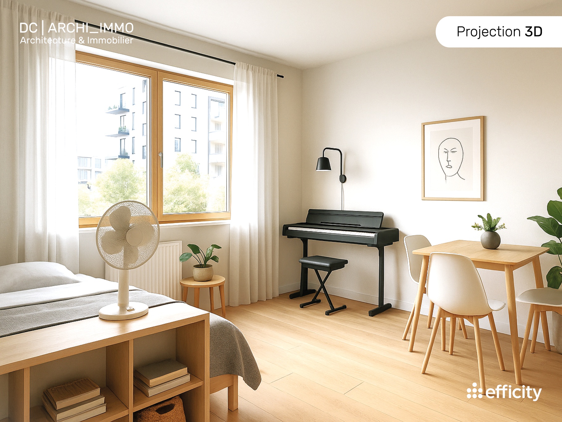 appartement 1 pièces - 27m2 à Bordeaux (33300)