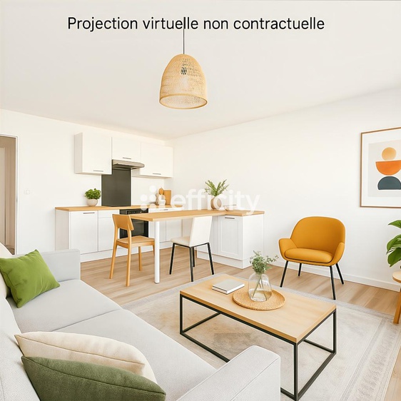 appartement 2 pièces - 41m2 à Tours (37000)