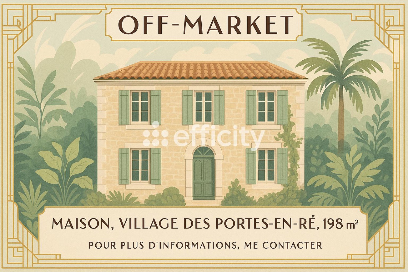 Achat immobilier Maison 10 pièces  198m2 à Les Portes-en-Ré (17880) - Photo n°1