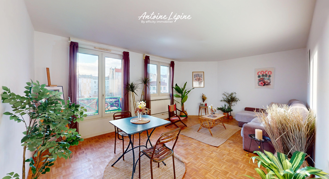 appartement 2 pièces - 58m2 à Lyon (69007)