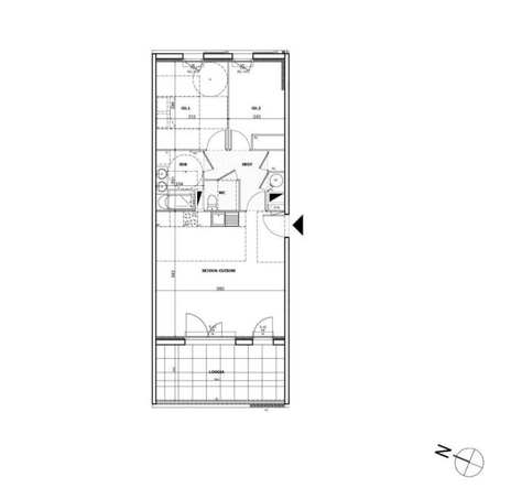 appartement 3 pièces - 65m2 à Aubagne (13400)