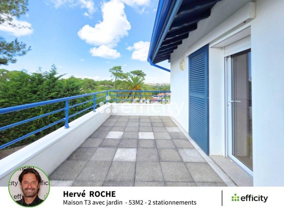 maison 3 pièces - 53m2 à Bidart (64210)