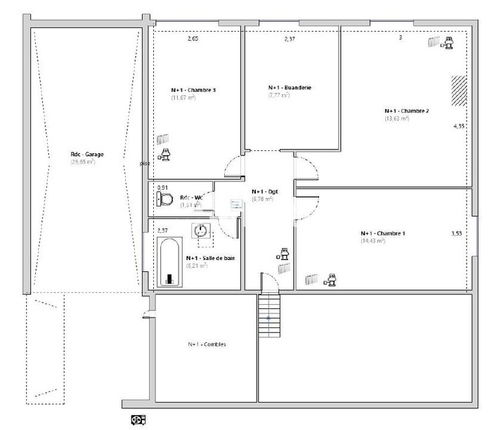 Achat immobilier Maison 7 pièces  160m2 à Tain-l'Hermitage (26600) - Photo n°19